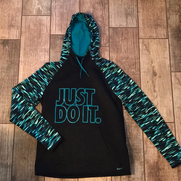 nike just do it hoodie blue